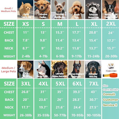 Koneseve Dog Shirt Pet Plaid Clothes T-Shirt - Image 3