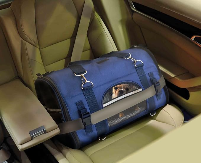 6 in 1 Sturdy pet Carrier Backpack & Front/Chest pet Carrier & Shoulder & pet - Image 6