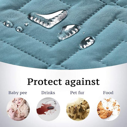 H.VERSAILTEX Futon Cover Reversible Sofa Slipcover Furniture Protector Water - Image 3