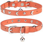 Leather Cat Collars for Boy Girl Cats by DILLYBUD