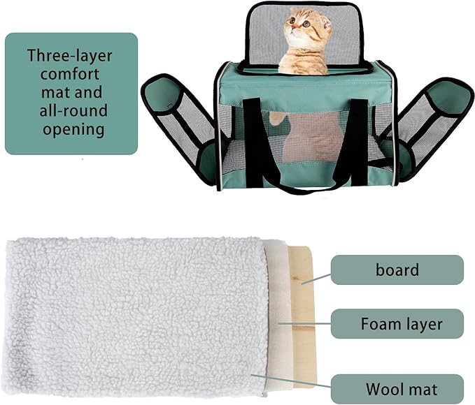 Small Animal Travel, Carrier for Hedgehog Rat Parrot Bird Guinea Pig, Lizards - Image 2