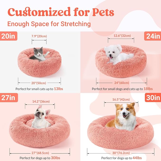rabbitgoo Cat Beds for Indoor Cats, 20 inches Cat Bed Machine Washable - Image 5