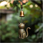 Cat Wind Chime 2025 New Unique Cat Garden Decor Outdoor Cat Statue Themed Gifts by GYLCTOM