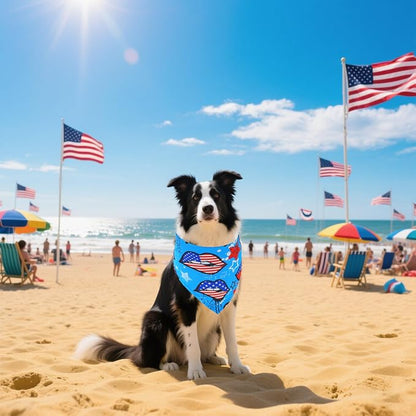 30 Pack Independence Day Dog Bandanas Bulk - Image 7