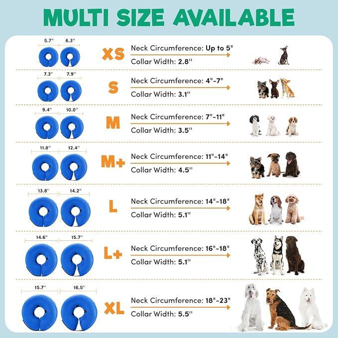 BENCMATE Inflatable Dog Cone Collar Alternative, Soft Dog Cone - Image 5