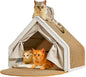 Cat Houses for Indoor Cats by LUNNTEshoulderpads