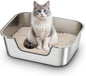 Stainless Steel Cat Litter Box by Unknown
