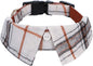 Faleela Cotton Plaid Shirt Style Dog Collar Soft Cute, Boy Dog Collar by Faleela