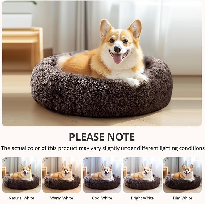 JOLLYVOGUE Calming Small Dog & Cat Bed - Image 6