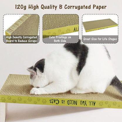 AccEncyc Cardboard Cat Scratcher Pads Cat Scratching Board - Image 3