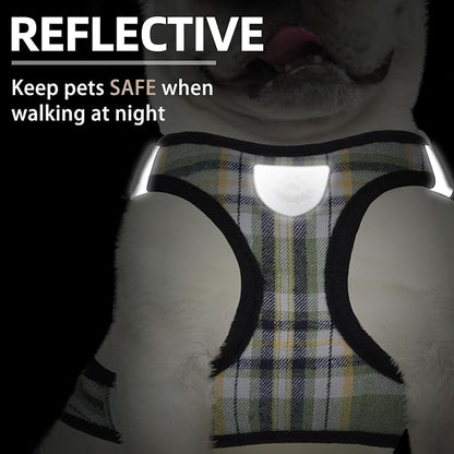 PUPTECK Adjustable Dog Harness Collar and Leash Set Step in No Pull Pet Harness - Image 5