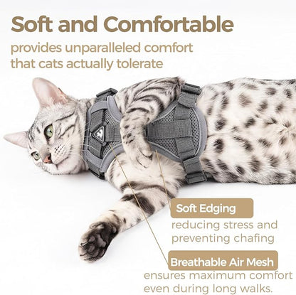 Cat Harness and Leash Set Escape Proof Tactical Extra Large Kitten Harness - Image 7