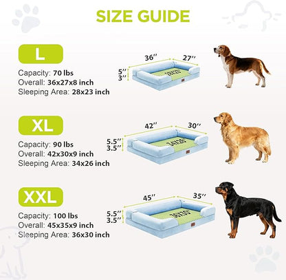 Extra Large Dog Bed, Orthopedic XL Washable Bed - Image 4