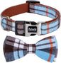Faleela Soft &Comfy Bowtie Dog Collar, Detachable and Adjustable Bow Tie Collar by Faleela