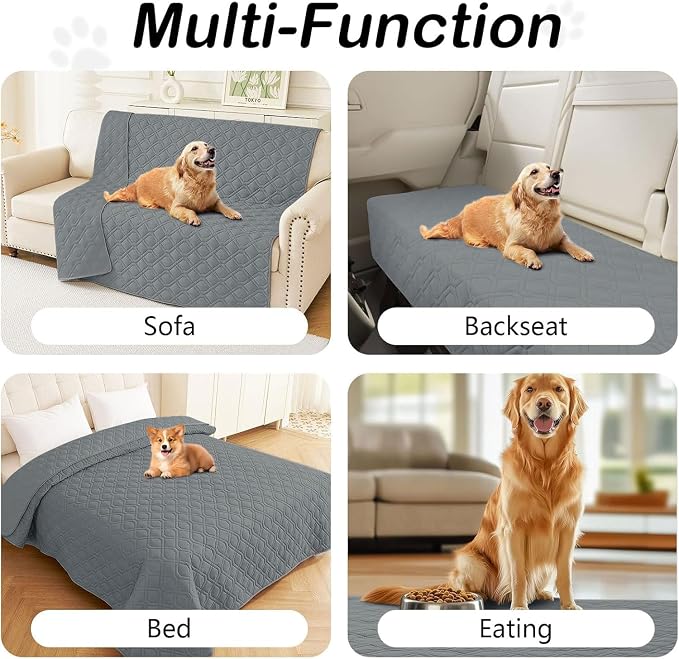 hyha Waterproof Dog Bed Blanket, Soft Pet Blankets, Waterproof Couch Cover - Image 5