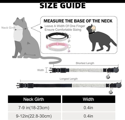 EXPAWLORER Soft Velvet Safe Cat Collars - Image 2