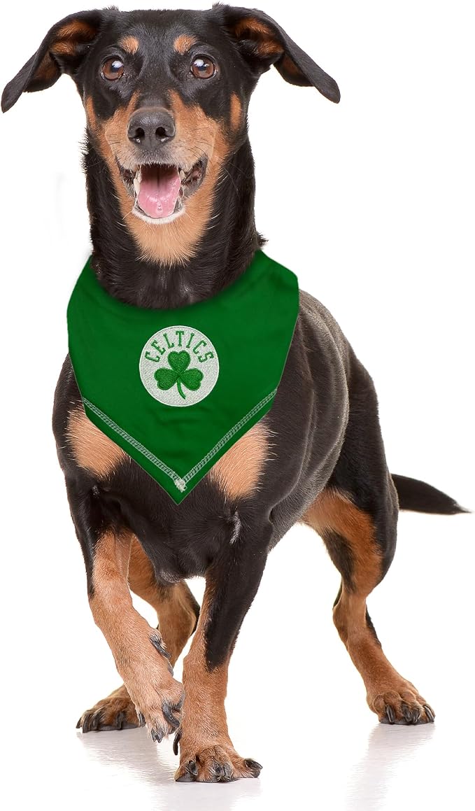 Pets First NBA Boston Celtics TIE Bandana, Size Large/X-Large. Dog Bandana - Image 3