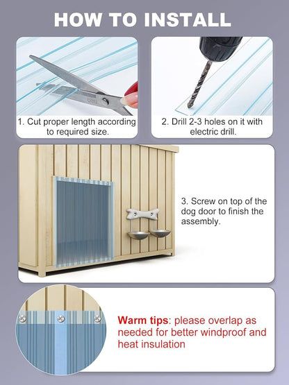 13.7in x 4.9ft Door Replacement Flaps - Image 5
