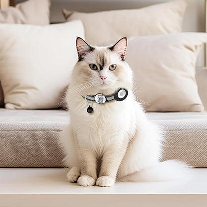 Reflective AirTag Cat Collar, TAGHELP Integrated Air Tag Cat Collar - Image 6