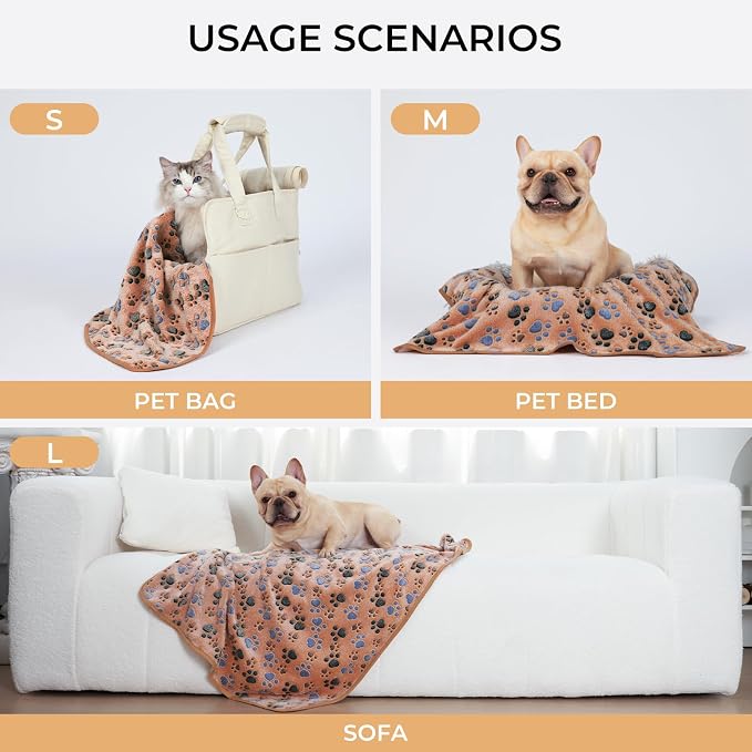 Luciphia 1 Pack 3 Blankets Super Soft Fluffy Premium Fleece Pet Blanket Flannel - Image 2