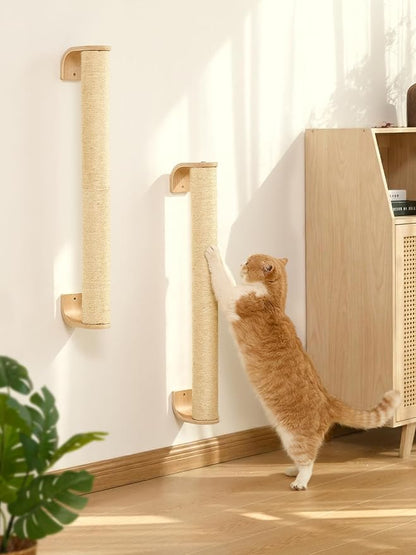 FUKUMARU Cat Wall Scratcher, Sturdy Sisal Climbing Tree - Image 6