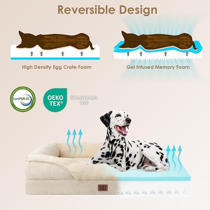 EHEYCIGA Orthopedic XXL Dog Bed - Image 3