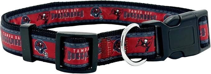 Pets First NFL Tampa Bay Buccaneers Licensed PET COLLAR, Medium by PETSFIRST