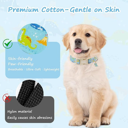 Dinosaur Dog Collar for Small Dogs, Cute Puppy Collars - Image 5