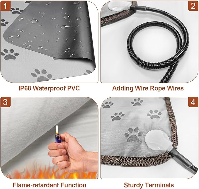 Large Dog Heating Pad 34x21in - Image 4