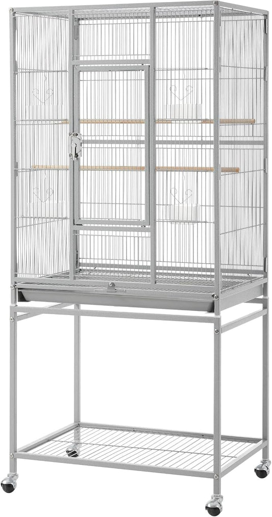 Topeakmart 53.5inch Height Large Bird Cage Extral Space Parrot Cage by Topeakmart