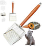 Designed for Deep Litter Boxes, Long Handle Metal Cat Litter Scoop by Unknown