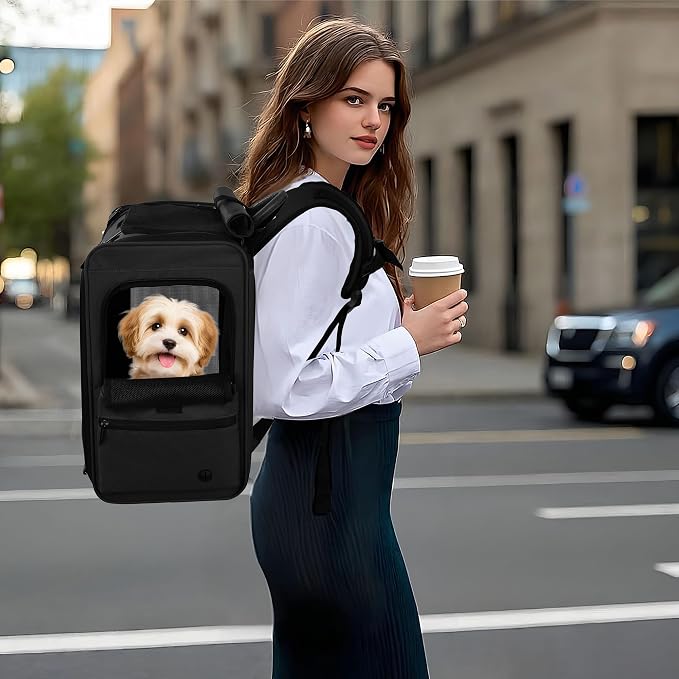 EliteField Deluxe Backpack Pet Carrier, Travel Soft-Sided Carrier Bag by EliteField