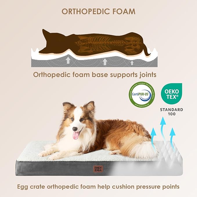 EHEYCIGA Orthopedic Dog Beds for Large Dogs - Image 3