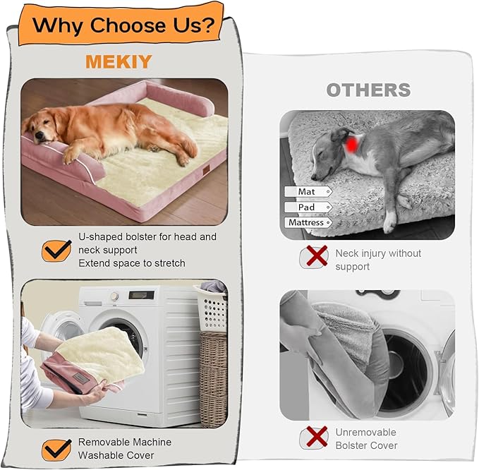 Dog Bed Medium Size Dog-Orthopedic Waterproof Bed - Image 4