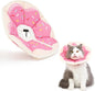 Cat Cone Collar Soft, Waterproof Cat Recovery Collar After Surgery, Adjustable by Hpetppy