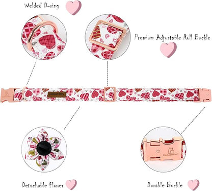 Lionheart Glory Heart Dog Collar, Valentine's Day Dog Collars - Image 4