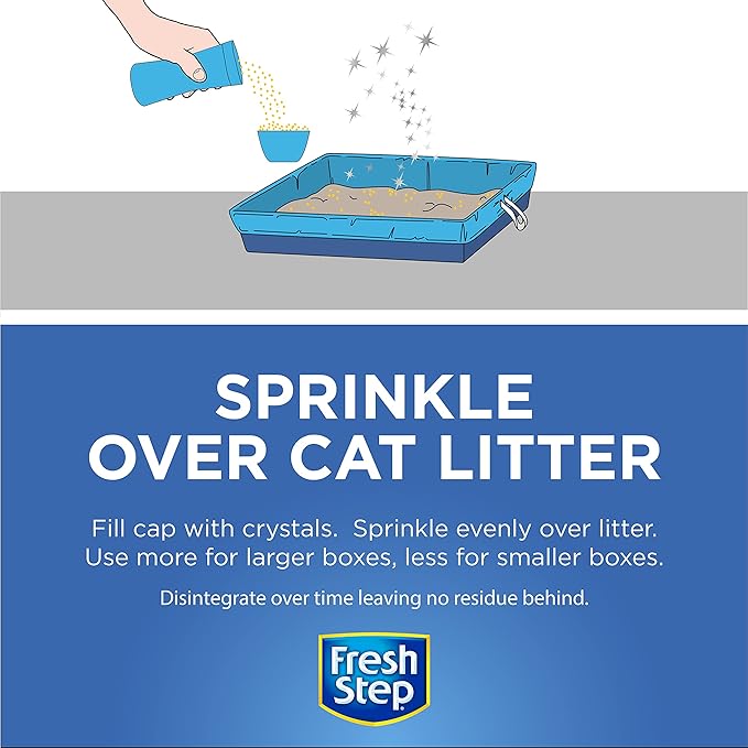 Fresh Step Cat Litter Crystals Deodorizer, Non Toxic Odor Neutralizing Crystals - Image 5