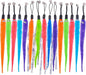 Cat Toy Worm Refills, 15 Pieces Interactive Cat Wand Attachments Worms Toy by TIENAILING