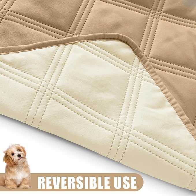 Smiry Waterproof Dog Bed Cover Blanket 52x82, Soft Reversible Pet Blanket - Image 3