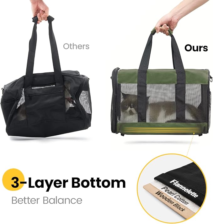 Dog Carrier Soft Sided, Large Cat Carrier - Image 7