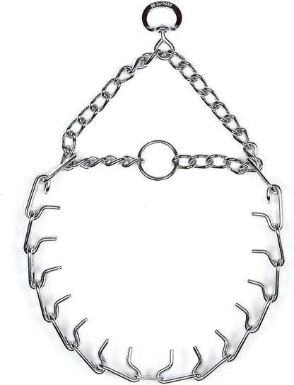 Herm Sprenger Prong Dog Training Collar Ultra-Plus Chrome Plated Steel No Pull by HERMSPRENGER