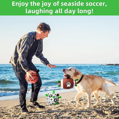 QDAN Dog Soccer Ball Football Basketball Set - Image 5
