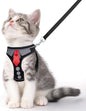 Cat Harness and Leash Set for Walking Escape Proof, Soft Adjustable Kitten by NCMAMA