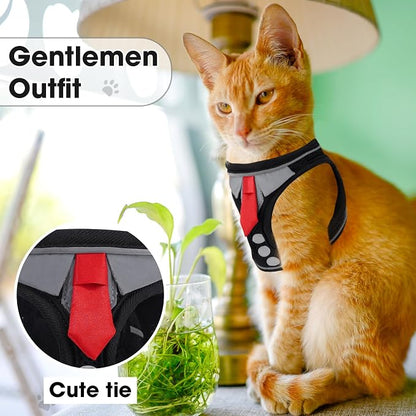 Cat Harness and Leash Set for Walking Escape Proof, Soft Adjustable Kitten - Image 8