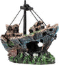 Raeasily Fish Tank Decoration Aquarium Accessories, Shipwreck Decor, Resin by Raeasily