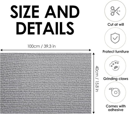 ASENKU Cat Scratch Furniture Protector, Trimmable Self-Adhesive Couch Protector - Image 2