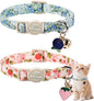 2 Pack Spring Summer Cat Collars by Babolepet