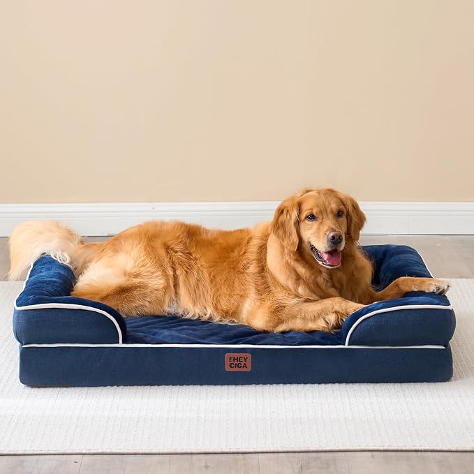 EHEYCIGA Orthopedic XL Dog Beds, Waterproof Memory Foam Dog Bed - Image 8