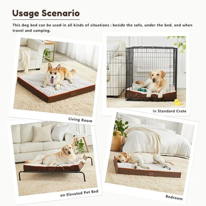 WESTERN HOME WH Large Dog Bed for Large, Medium Dogs, Orthopedic Pet Bed - Image 3