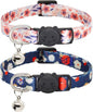 Cat Collar, 2 Pack Breakaway Collar by Giecooh